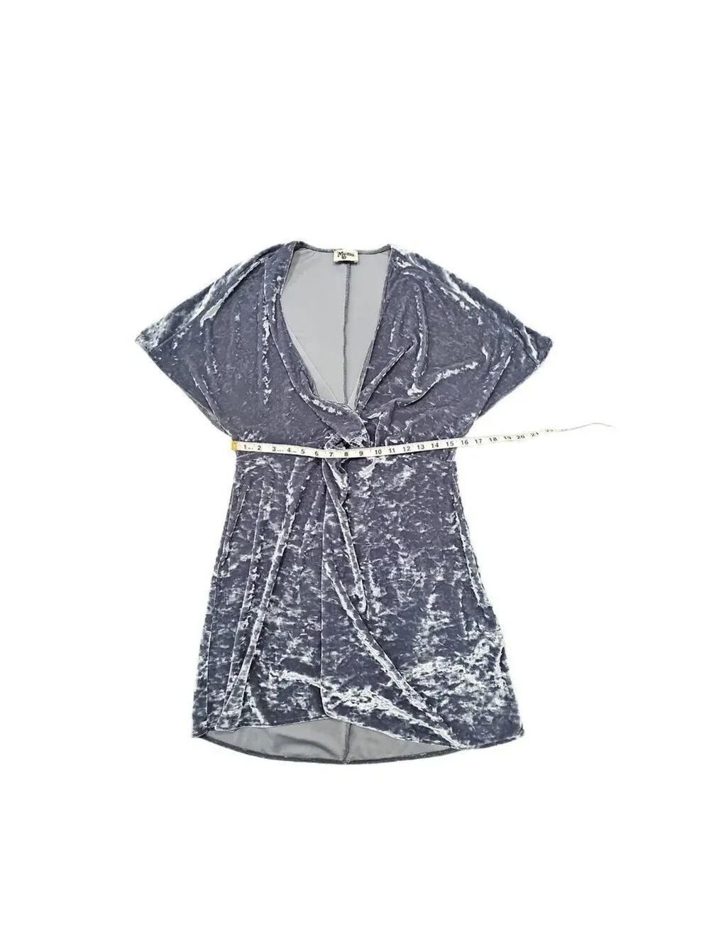 NWOT Show Me Your MuMu Crushed Velvet Mini Dress - Picture 7 of 9